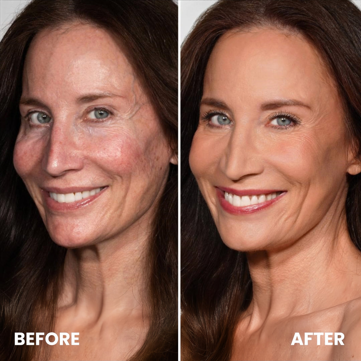 Prime Prometics Color Changing Foundation for Mature Women Instantly Adapts to Your Skin Tone, Buildable Light-to-Medium Coverage, 12-Hour Wear, Natural Dewy Finish, Hypoallergenic